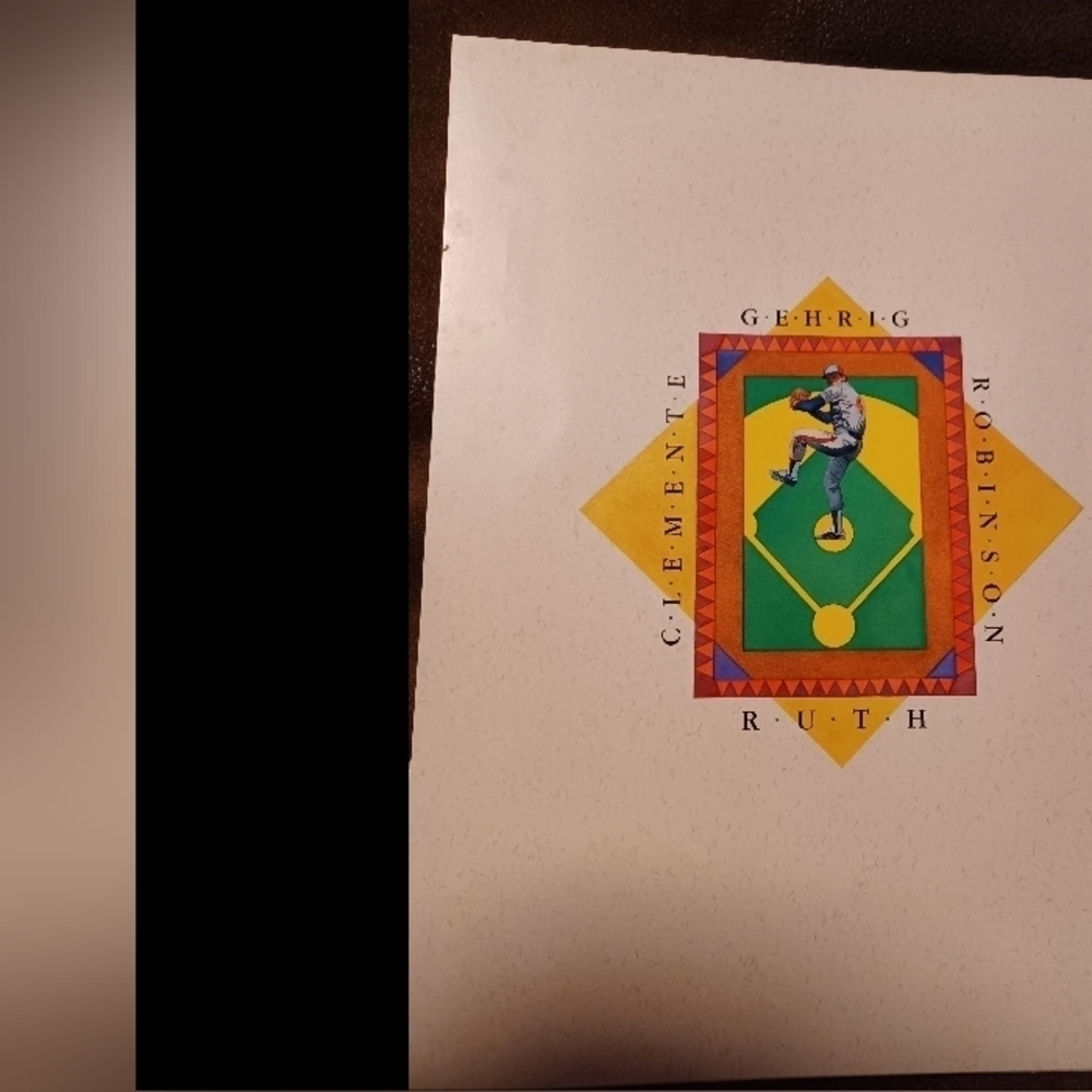 LOU GEHIG 1989 LEGENDS BASE BALL SCRAPBOOK AND STAMP ALBUM. - Picture 6 of 6